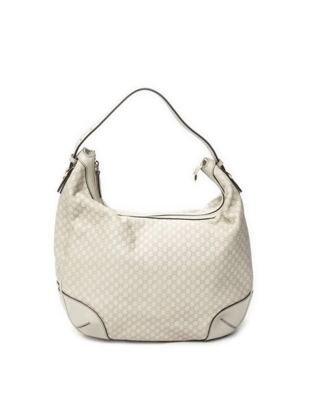 Gucci Nice Hobo Ivory Micro Guccissima Leather
